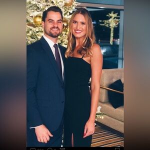 Leith Black Bodycon Midi Dress